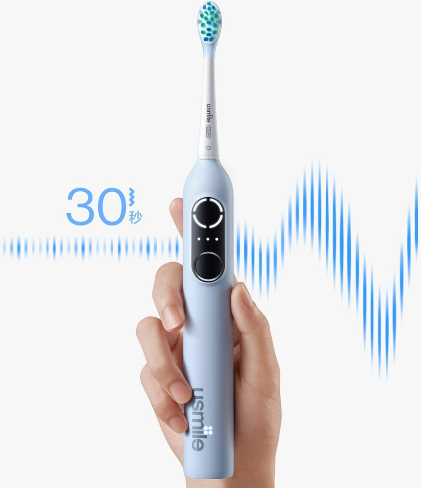 Dantų šepetėlis Šepetėlis Usmile P10 PRO Mėlyna Šepetėlis soniczna + 2 antgaliai