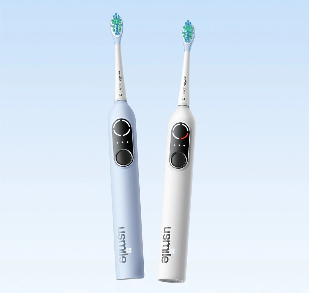 Dantų šepetėlis Šepetėlis Usmile P10 PRO Mėlyna Šepetėlis soniczna + 2 antgaliai