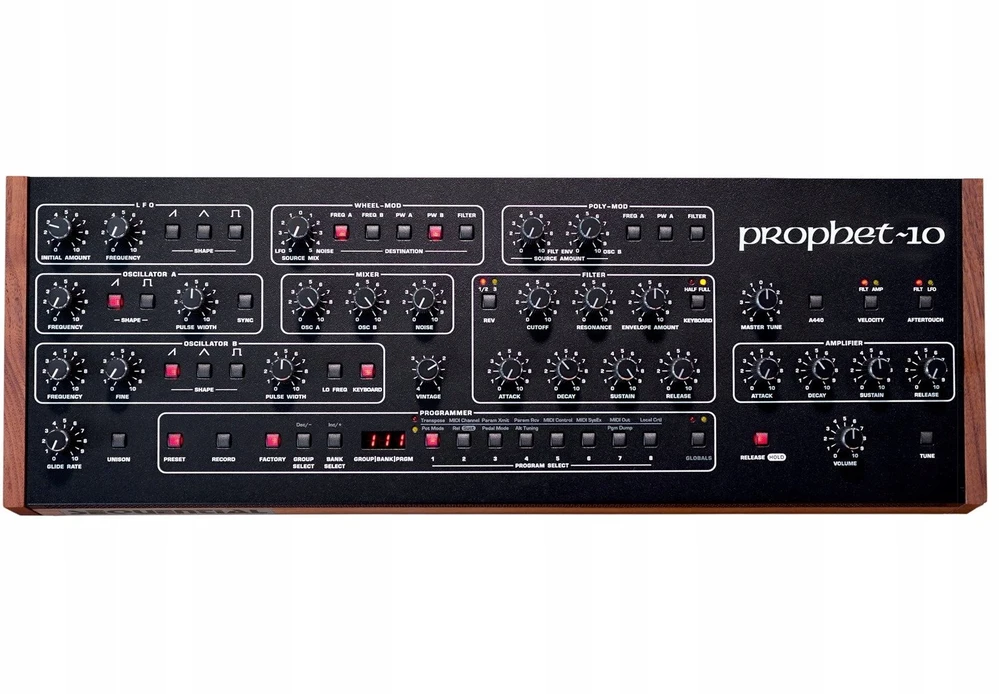 Sequential Prophet-10 Desktop – polifoninis analoginis sintezatorius