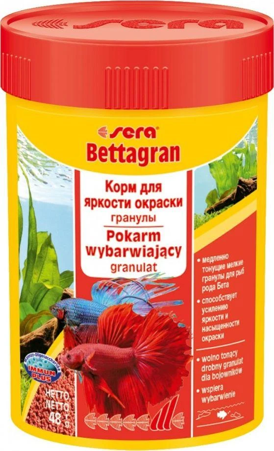 Sera Betagran Nature 100 ml granulės - dažiklis