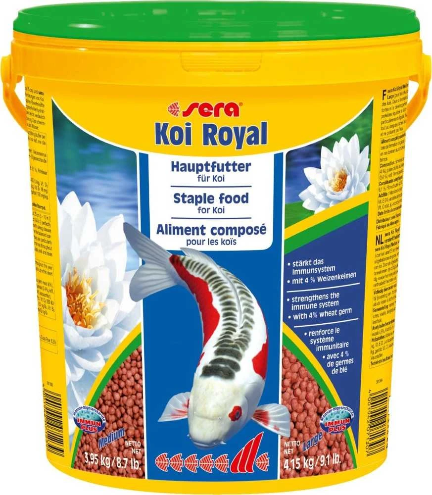 Sera Koi Royal Large 21 l, granulės - pagrindinis Koi maistas