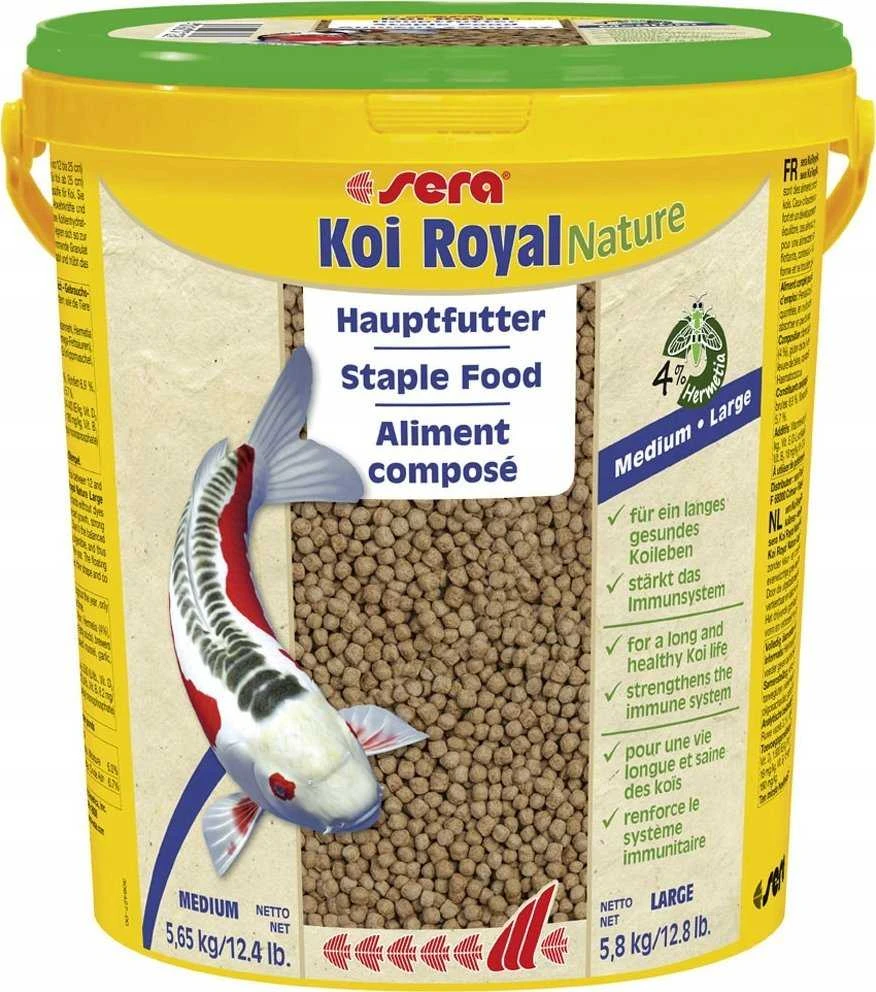 Sera Koi Royal Large 21 l, granulės - pagrindinis Koi maistas