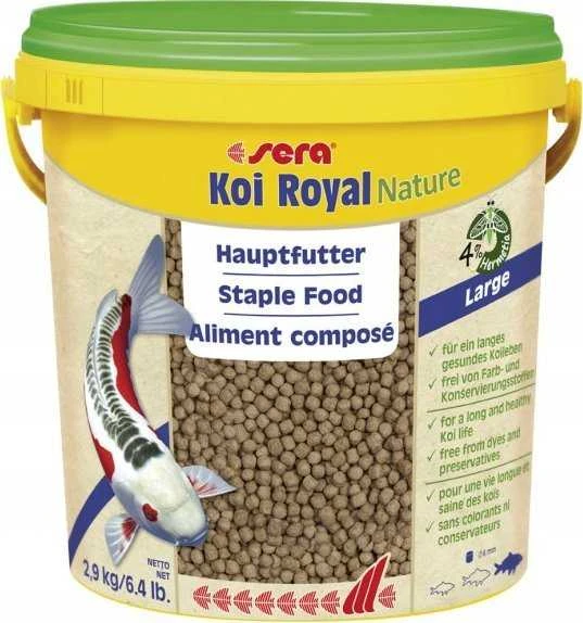 Sera Koi Royal Large 21 l, granulės - pagrindinis Koi maistas