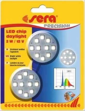 Sera Diody LED dienos šviesos lustas 2 W / 12 V, 2 vnt./OPAK