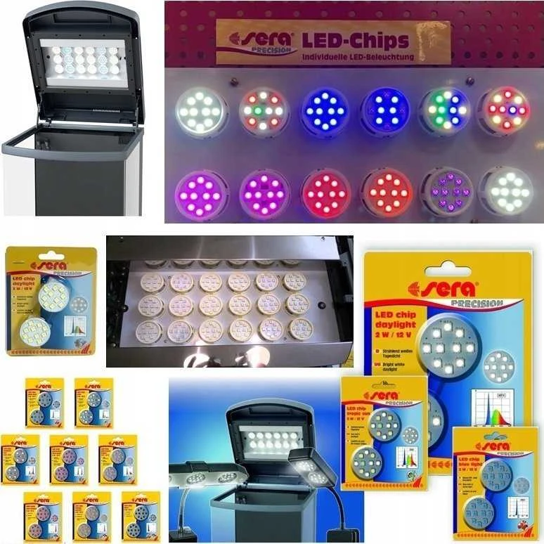 sera LED mėlynas šviesos diodas 2W/12V