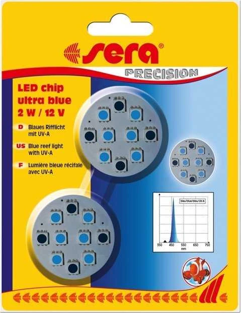 sera LED mėlynas šviesos diodas 2W/12V