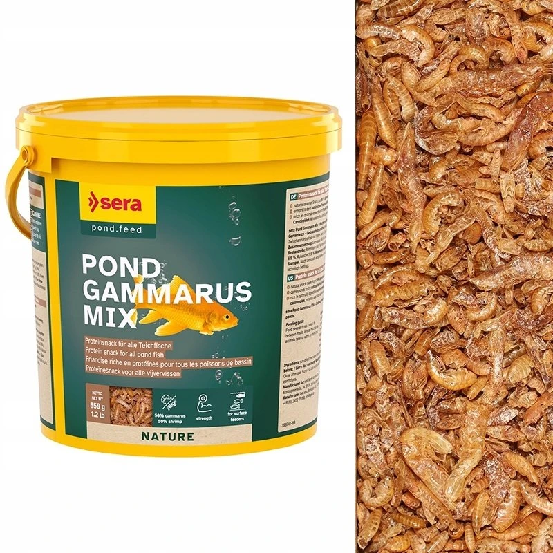 sera Tvenkinio Gammarus Mišinys 3,8 L 550 g