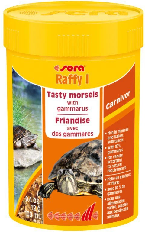 sera Vandens vėžlių gammarus užkandis 100 ml (14 g)