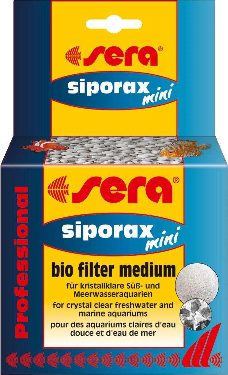 sera siporax mini Professional 500ml (130g) filtravimo medžiaga