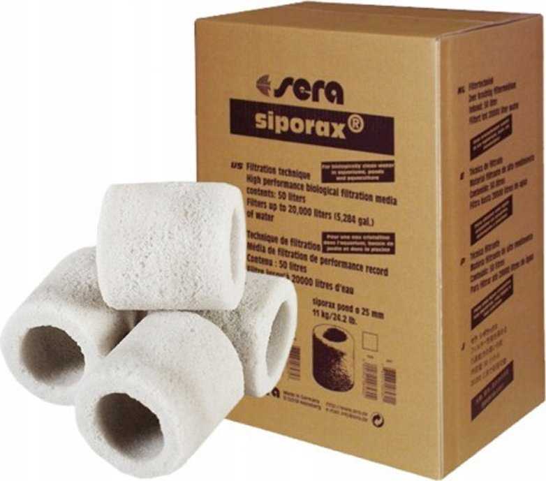 sera siporax Professional 15mm 50l (14,5kg) filtravimo medžiaga