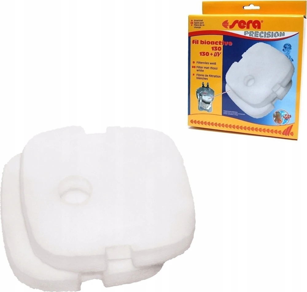 sera Filtrų veltinis baltas 130, 130 + UV 2 vnt.