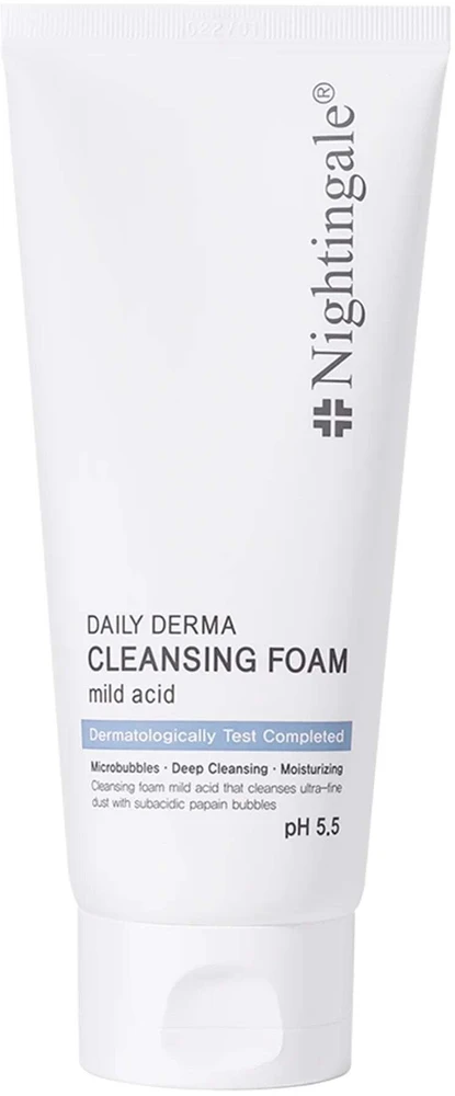 Sergio Tacchini Nightingale, Daily Derma, Cleansing & Hydrating, Cleansing Foam, 140 ml For Women