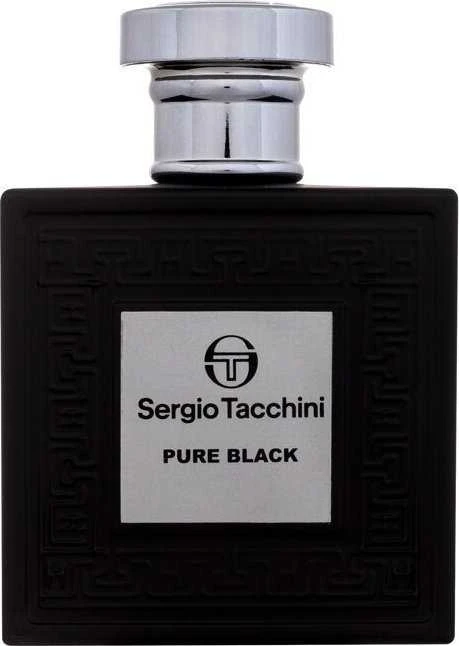 Sergio Tacchini Pure Juodas EDT tualetinis vanduo vyrams, 100 ml