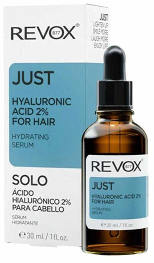 „Revox B77 Just“ hialurono rūgšties 2 % plaukų serumas drėkinimui, 30 ml