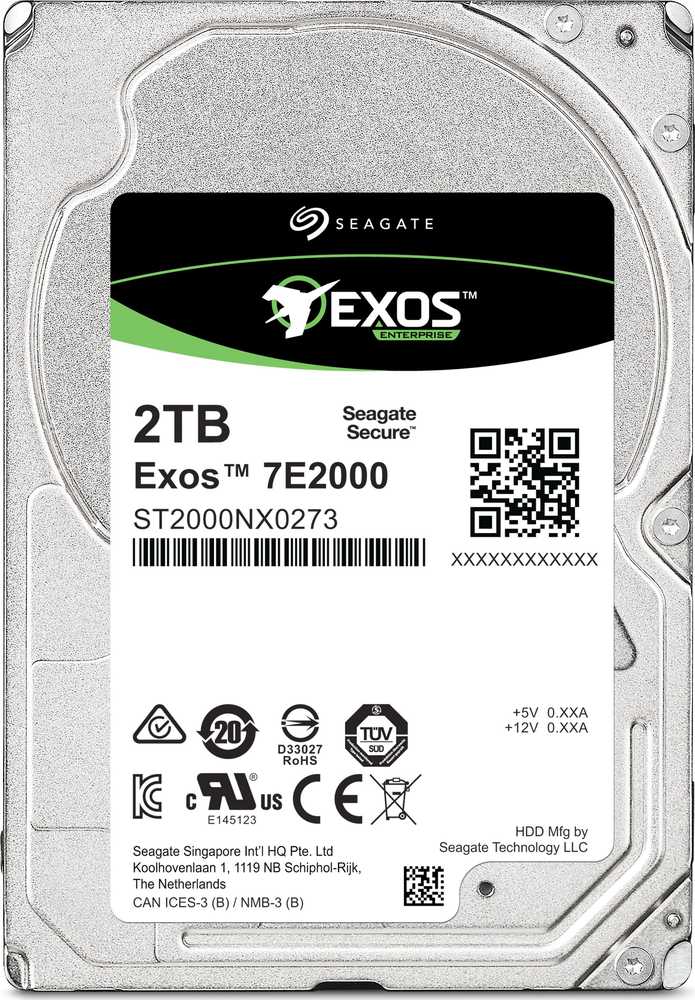 Dysk serwerowy Seagate Exos E 7E2000 2TB 2.5'' SAS-3 (12Gb/s) (ST2000NX0273)