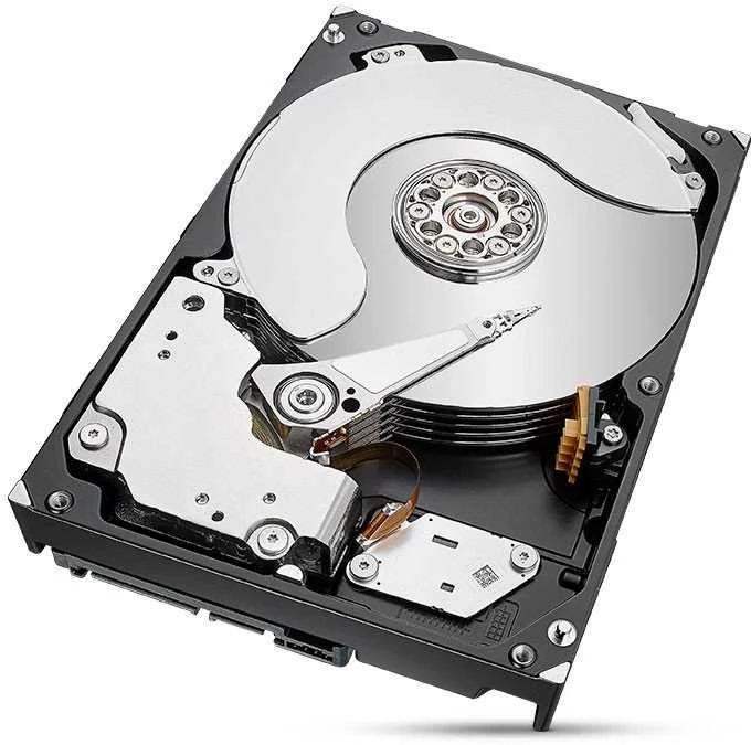 „SEAGATE NAS HDD 8TB IronWolf 7200rpm 6Gb/s SATA 256MB cache 8,9cm 3,5inch 24x7“ skirtas NAS ir RAID Rackmount sistemoms, juodos spalvos