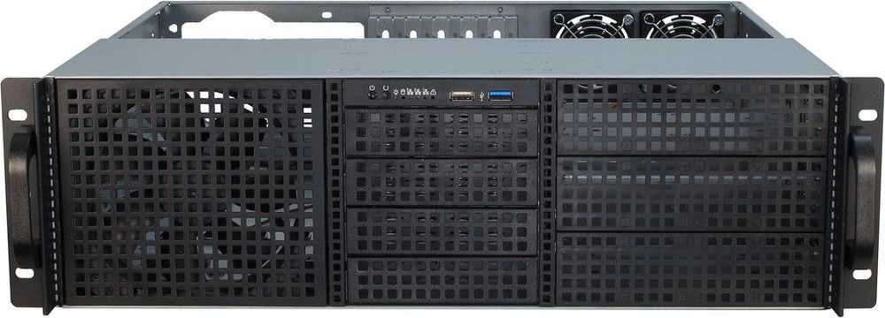 Serveris Inter-Tech 3U 30240, Server-case - juodas