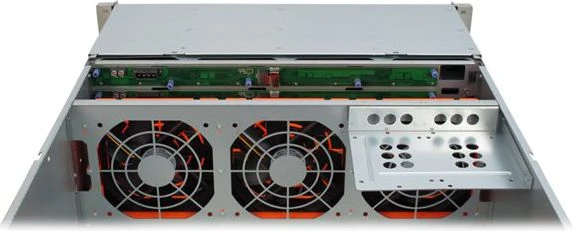 Inter-Tech 4U-4424 - Rack - Server - Metall - Juodas - Sidabrinė - ATX,EATX,EEB,Mini-ITX,uATX - 4U