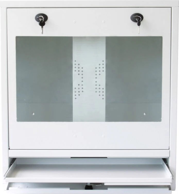 TECHLY PC LCD monitorius ir klaviatūros saugos spintelė 22 colių Pilkas