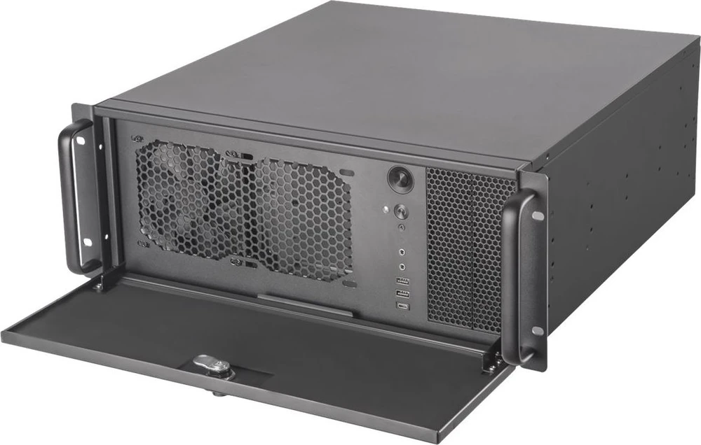 Silverstone RM42-502 Rack Juodas