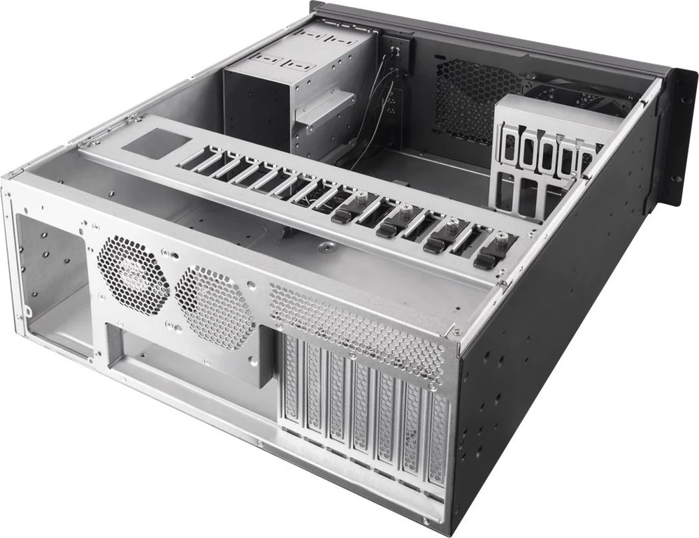 Silverstone RM42-502 Rack Juodas