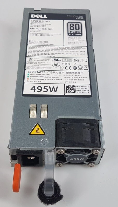 Serverio maitinimo šaltinis Dell Assy Power Supply 495W
