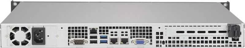 Supermicro SuperChassis 512F-350B1 Rack Juodas 350 W
