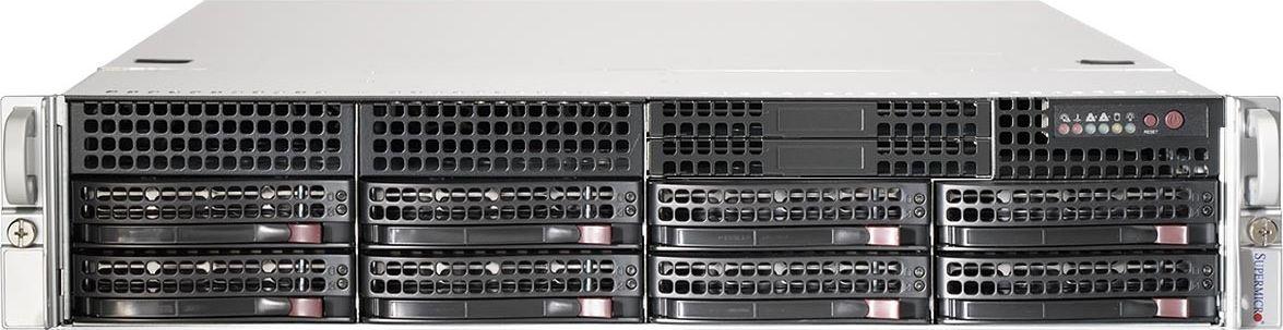Serveris - Supermicro 825TQC-R802LPB Rack 800 W Juodas
