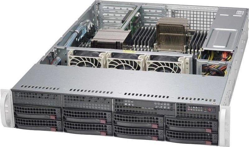 Supermicro SC825TQC-600LPB Stovas Juoda 600 W