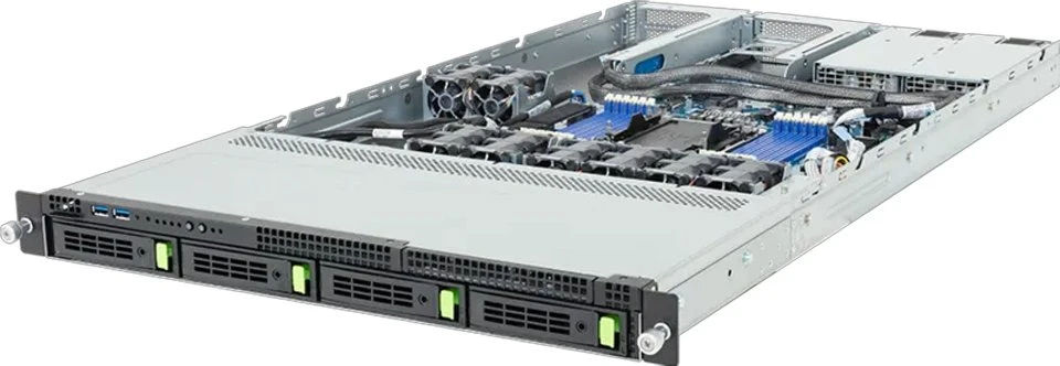 Serveris Gigabyte R164-AG0-AAV1 Rack Server 1U vieno lizdo LGA-7529 6NR164AG0DR000AAV1