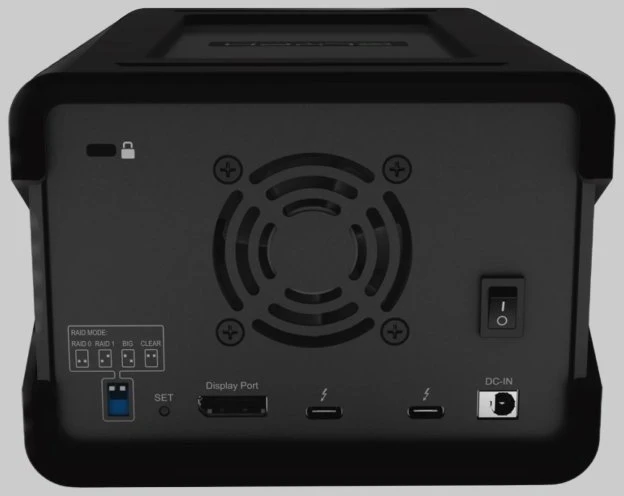 Serveris Glyph Blackbox PRO RAID 44TB diskų masyvas, įmonės klasės, „Thunderbolt 3“