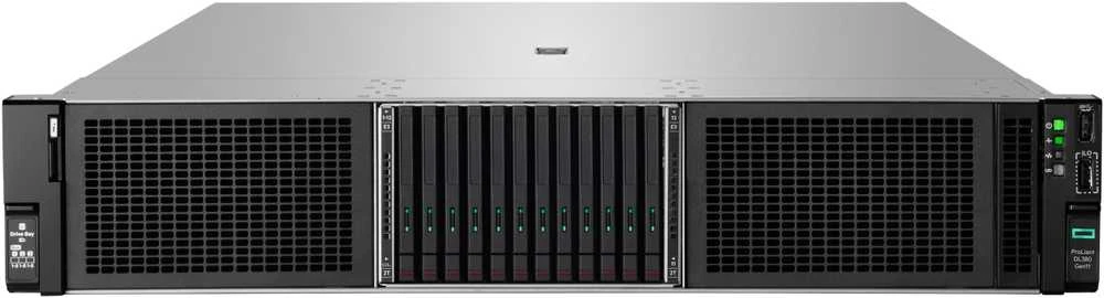 Hewlett Packard (HP) HPE ProLiant DL380 Gen11 5515+ 3.2GHz 8c 1P 2x32GB-R 8SFF MR416i-o 2x480GB SSD 2x1000W PS ES serveris