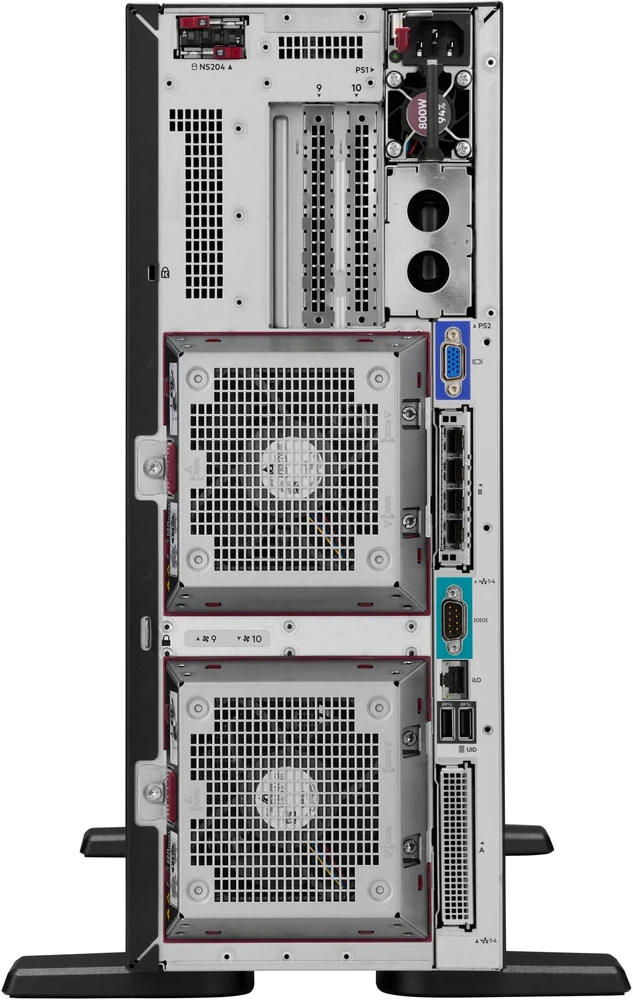 Serveris Hewlett Packard (HP) HPE ProLiant ML350 Gen12 Intel Xeon 6505P 12 branduolių (2,20 GHz, 48 MB), 64 GB, 2 x 960 GB SSD, 8 x SFF, 2 x 1000 W