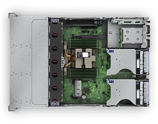 Hewlett Packard (HP) HPE ProLiant DL345 Gen11 9115 3.2GHz 16c 1P 2x32GB-R 8SFF MR416i-p 2x480GB SSD 2x1000W PS ES serveris