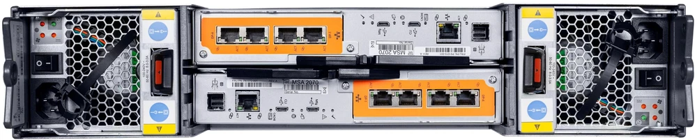 Serveris Hewlett Packard (HP) HPE MSA 2070 LFF 2X32GB FC 4P-STOCK diskinė matrica (P89067-B25)