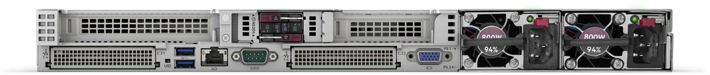 Hewlett Packard (HP) HPE ProLiant DL360 Gen11 4510 2.4GHz 12c 1P 2x32GB-R 4LFF 2x960GB SSD NC BCM5719 2x800W PS ES serveris