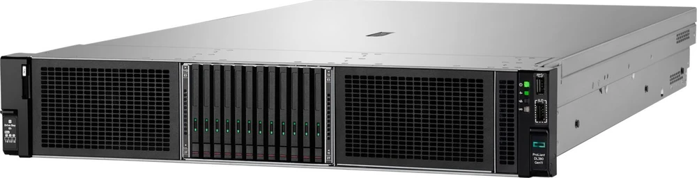 Hewlett Packard (HP) HPE ProLiant DL380 Gen11 4510 2.4GHz 12c 1P 64GB-R 8SFF MR408i-o 2x960GB SSD 2x1000W PS EMEA serveris