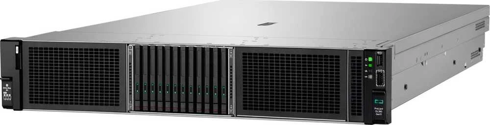 Hewlett Packard (HP) Serveris HPE HPE PL DL380g11 4510 (2.4/12C) 2x32G 2x960G 8SFF MR408i-o 1000W 4x1Gb NBD333 Smart Choice