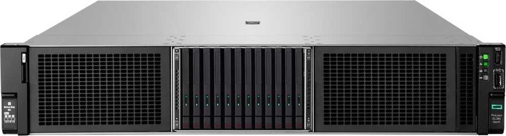 Hewlett Packard (HP) Serveris HPE HPE PL DL380g11 4510 (2.4/12C) 2x32G 2x960G 8SFF MR408i-o 1000W 4x1Gb NBD333 Smart Choice