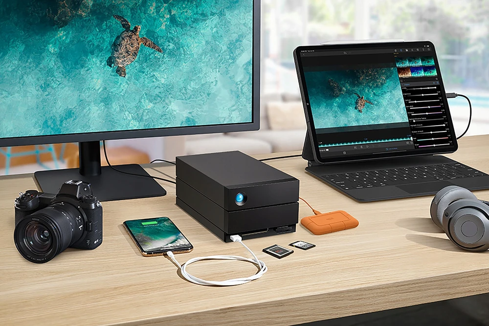 Serveris LaCIe 2big Dock-V2 60TB 2xThunderbolt 3