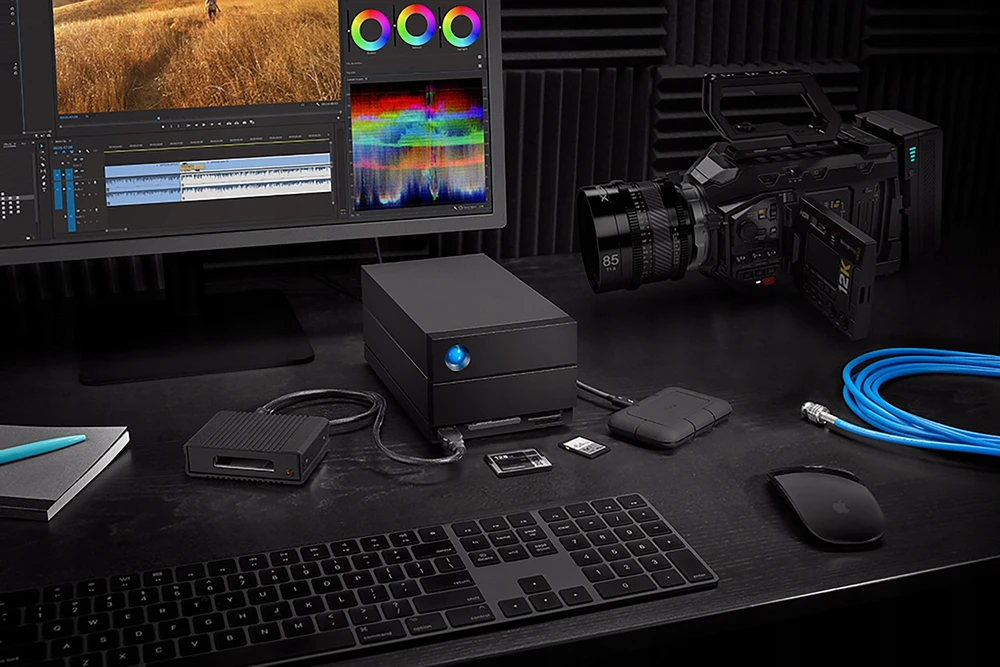 Serveris LaCIe 2big Dock-V2 60TB 2xThunderbolt 3