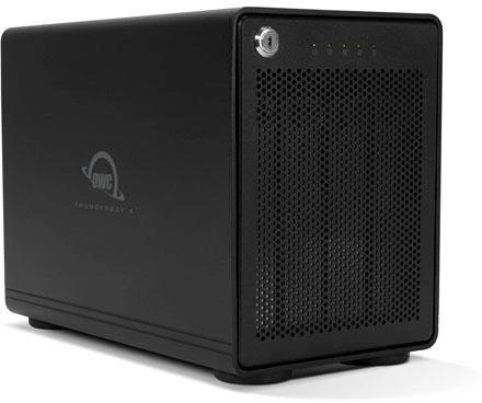 Serveris Diskų masyvas OWC ThunderBay 4 RAID. 4 dėtuvų išorinė saugykla su 2xTB3 prievadais (su Softraid RAID 0/1/4/5/1+0) 32TB (4x8TB) (OWCTB3SRE32.0S)
