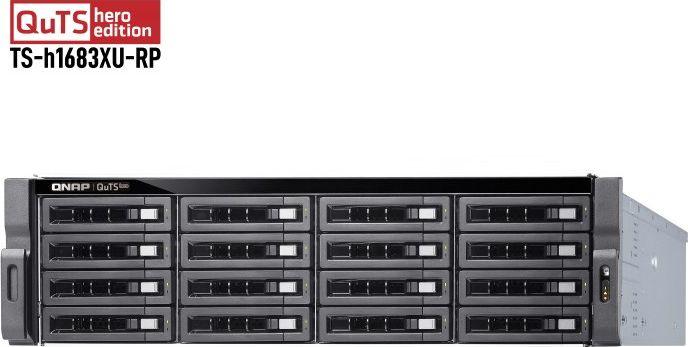 Serveris „Qnap TS-h1683XU-RP Rack 3U“ diskų masyvas (TS-H1683XU-RP-E2236)