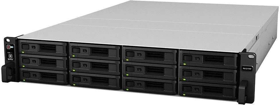 Serveris „Synology“ išplėtimo blokas RX1217 iki 12 HDD / SSD „Hot-Swap“, 1 x išplėtimo prievadas, trigubas ventiliatorius