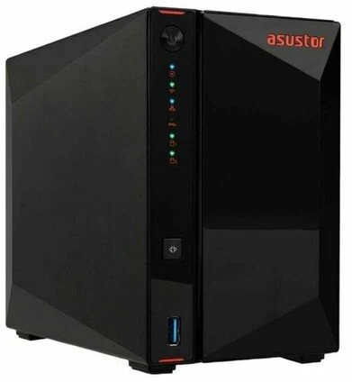 Serveris Asustor AS6702T Lockerstor 2 Gen2 NAS; Bokštinis; 2x (3,5" SATA HDD / 2,5" SSD); „Intel Celeron N5105“; 4 GB DDR4 SODIMM (maks. 16 GB), 2 x 5 GB, 4 x M.2 2280 NVMe PCIe 3.0, 2 x USB 3.2 Gen 2, 1 x HDMI 2.0b