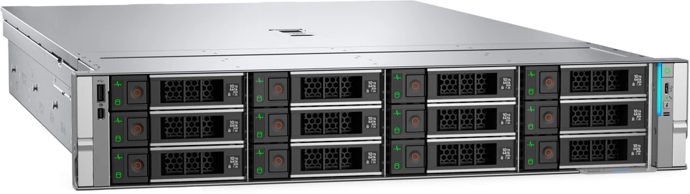 Serveris Serwer Dell DELL R570 serwer 960 GB Rack (2U) Intel Xeon 6 6507P 3,5 GHz 32 GB DDR5-SDRAM 1100 W