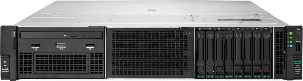Serveris HP HPE PL DL380g12 6515P (2.4/16C) 2x32G (P69727) 2x480G MR408i-o 8SFF 2x1000W 2p10G-T NBD333 Išmanus pasirinkimas