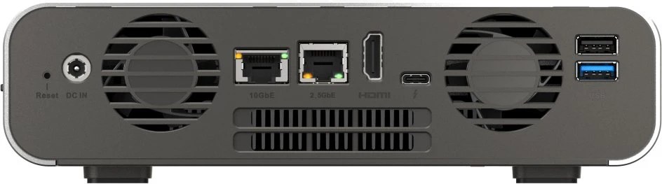 Serveris Serwer plików Qnap | 5-zatokowy serwer NASbook, Intel i5-1235U, 16GB RAM, 1x 10GBASE-T, Compact (TBS-H574TX-I5U-16G)