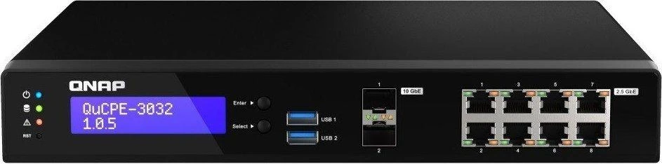 „Qnap QuCPE-3032“ failų serveris (QuCPE-3032-C3558R-8G)