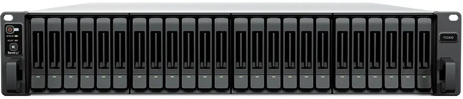 Synology FS3420 failų serveris 2U 24 vietų 2.5'' 32GB